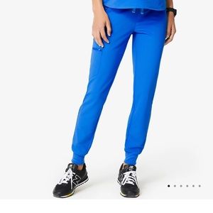 Zamora™ Jogger Scrub Pants, Petite Med, royal blue